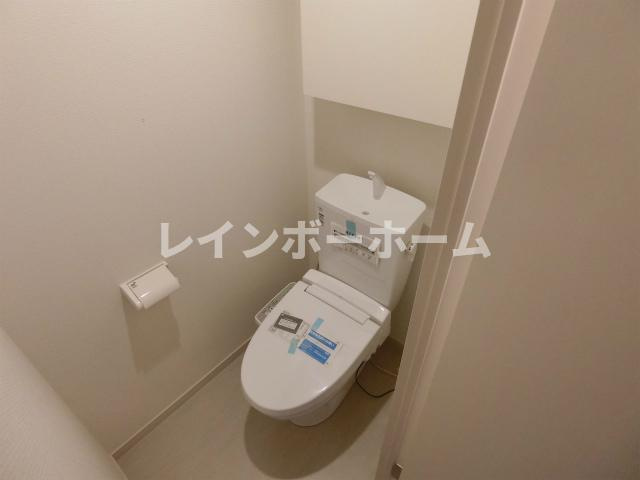 リブリ・エクセルⅤ　仲介手数料（賃料の1.10ヵ月）の50％OFF対象物件！のトイレ|コンパクトで使いやすいトイレです
