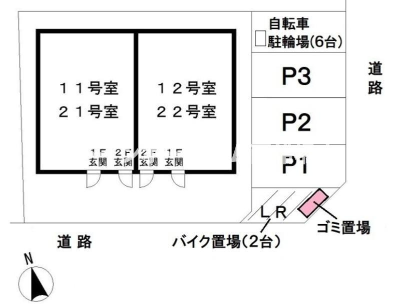 MADEIRAの区画図