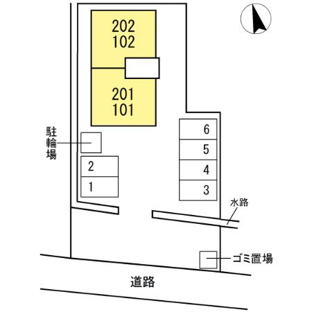 カメリーヒルズの区画図