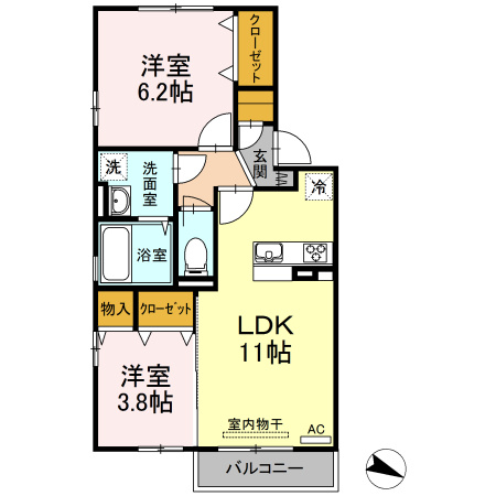 グレイシアの間取り