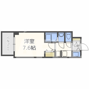 サムティ本町橋ⅡMEDIUSの間取り|サムティ本町橋Ⅱメディアス　間取り