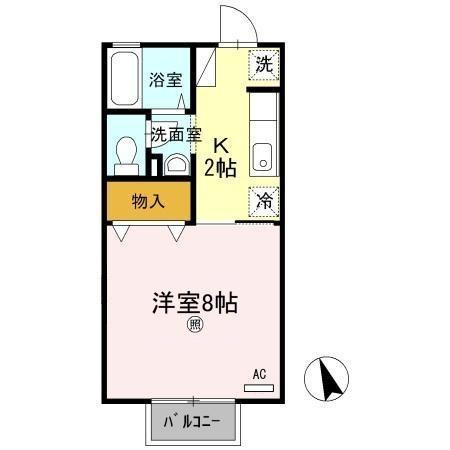 サンピア・K B棟の間取り