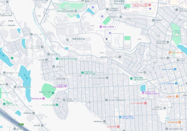 羽曳野市羽曳が丘西　第2期　新築一戸建ての地図