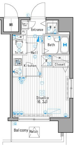 ガラ・ステーション木場の間取り