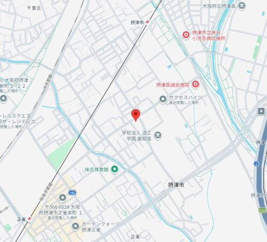 鳥飼下２丁目アパート（０２８０７９３０1）の地図