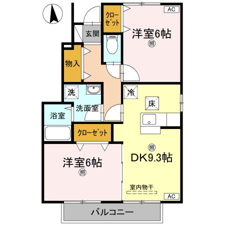 ローズコート一本木 G棟