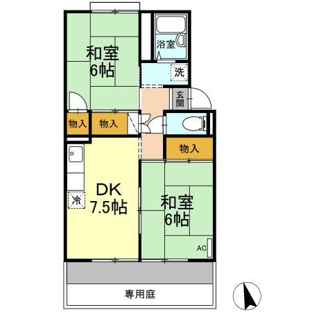ファミールえんざ C棟の間取り