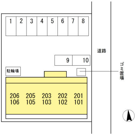 アイコートの区画図
