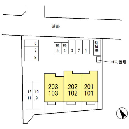 D-room かりゆしの区画図