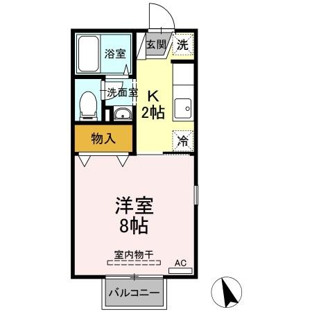 サンピア・K B棟の間取り