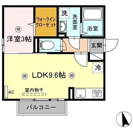 スカイブルー B棟の間取り