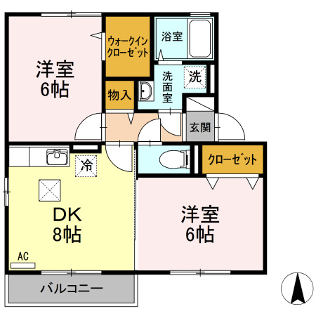 セジュール杉山 A棟