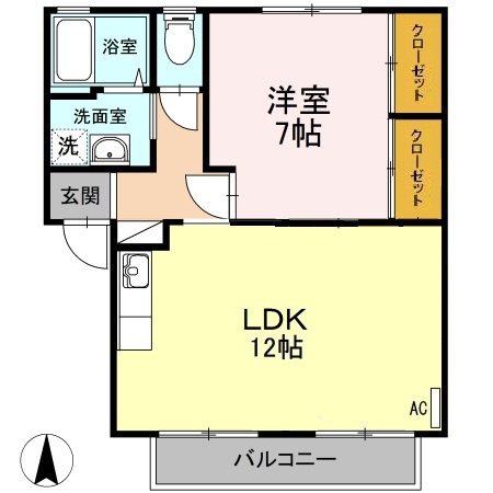タカオハイツの間取り
