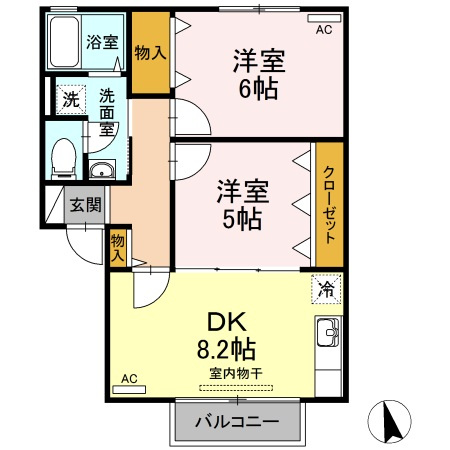 ベルジュネスJ A棟