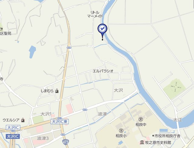 リバーサイド古川A の地図