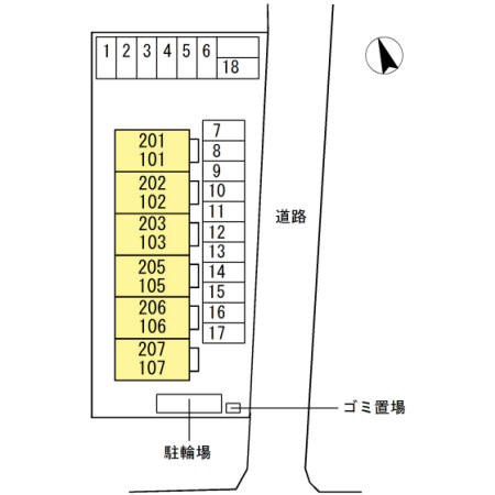 ヴァン ヴェールの区画図