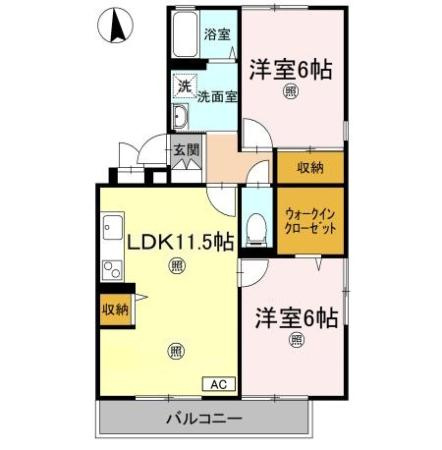 ロイヤルコート桜町 E棟の間取り