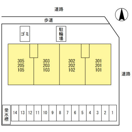第３メールブルーの区画図
