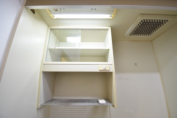 植田コーポのキッチン|キッチン吊戸棚