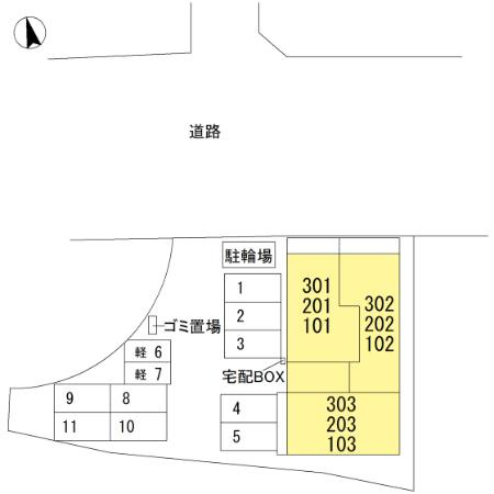 TORISIA大池の区画図