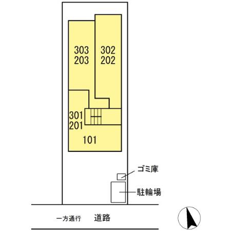 D-room一富士の区画図
