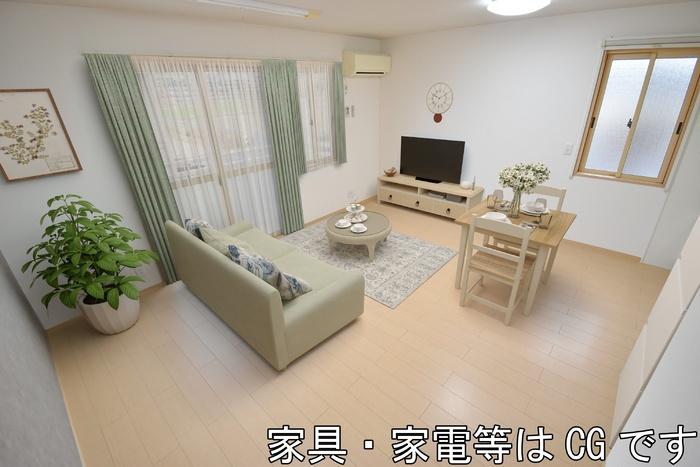 ｔｉｍｏｎｅ A棟|※家具家電はイメージです。実際には設置されておりません