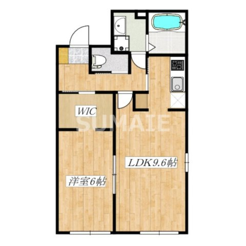 ソレジアート十条の間取り|間取図です