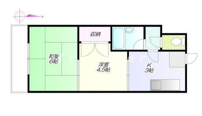 メゾンこちやの間取り