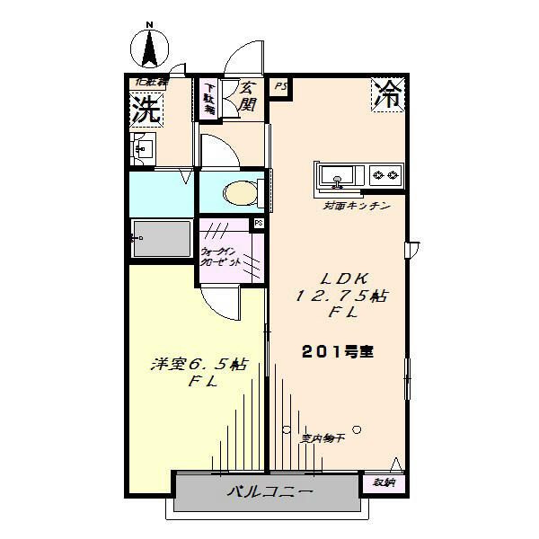 グランソレイユの間取り