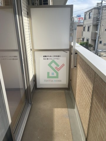 クイーンヒルズのバルコニー