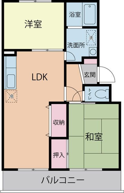 大和フジハイツの間取り