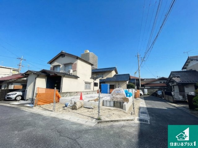 大津市桜野町　新築一戸建ての外観|現在の進捗状況です！順調に作業進行中、完成が待ち遠しいです！詳細の間取り等、お気軽にお問い合わせください！