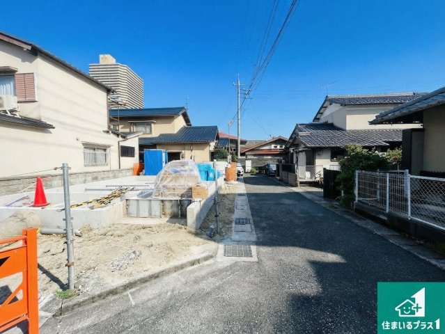 大津市桜野町　新築一戸建ての外観|現在の進捗状況です！順調に作業進行中、完成が待ち遠しいです！詳細の間取り等、お気軽にお問い合わせください！