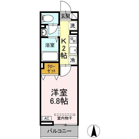 フォレスト ヤマザキの間取り
