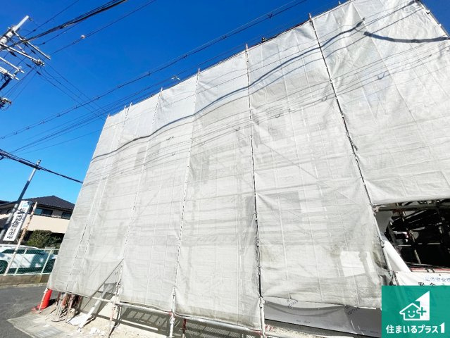 大津市桜野町　新築一戸建ての外観|現在の進捗状況です！順調に作業進行中、完成が待ち遠しいです！詳細の間取り等、お気軽にお問い合わせください！