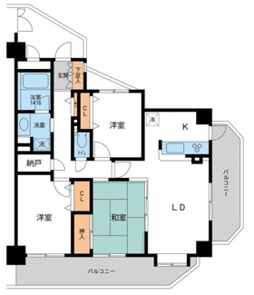 【間取り】 | グラディート久米川 | 間取りです。