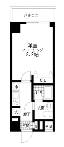 レジディア桜上水の間取り
