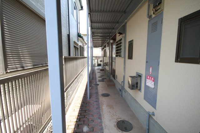 クリーンハイツのエントランス