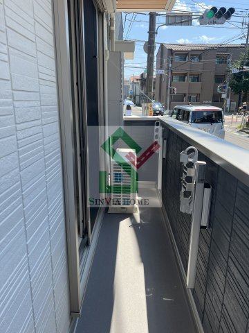 フレラウムのバルコニー