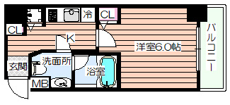 【間取り】 | プライマル靱本町