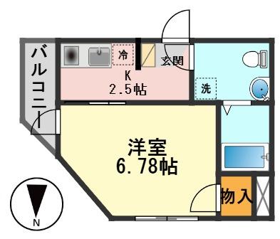 シース亀有の間取り