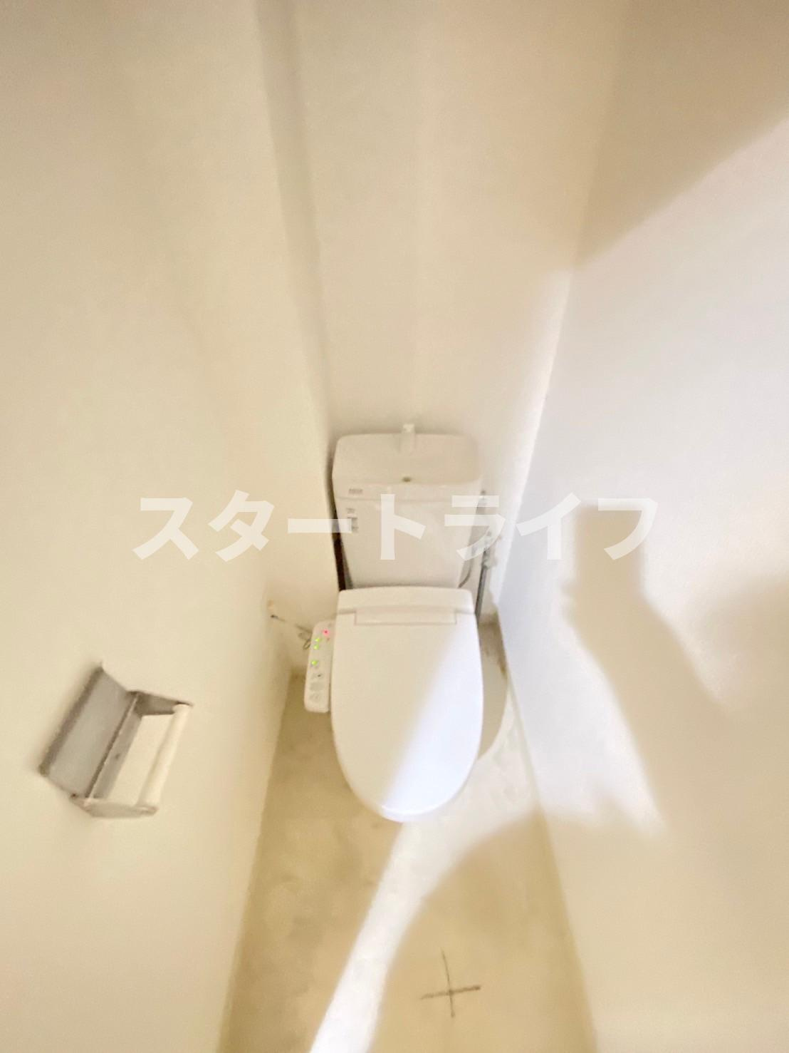 大阪市東淀川区下新庄４丁目の賃貸マンションのトイレ