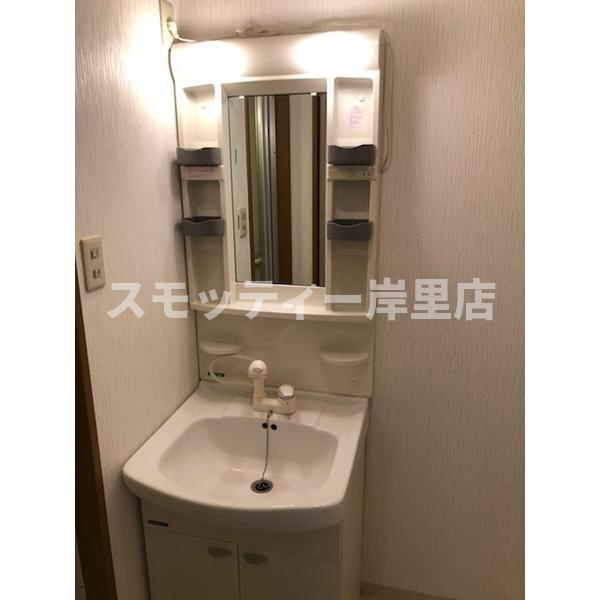 ラポール帝塚山の洗面所