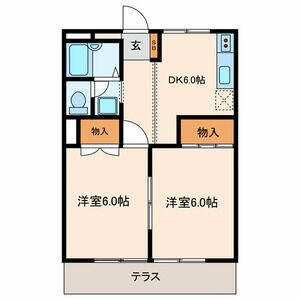 ハイツニュータマの間取り