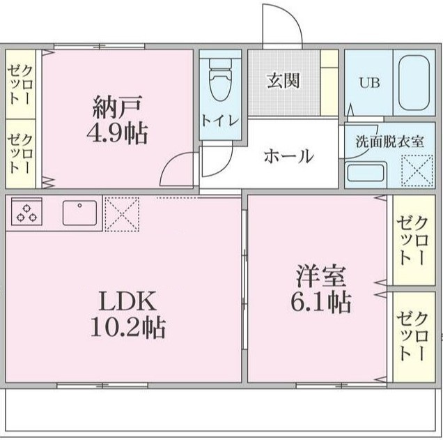 フォレスト南林間の間取り
