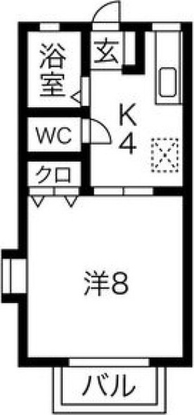 ハイツT・Kの間取り