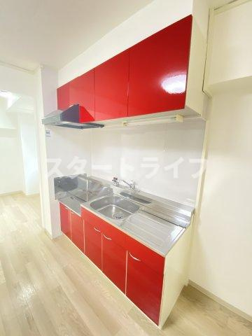 大阪市東淀川区下新庄４丁目の賃貸マンションのキッチン