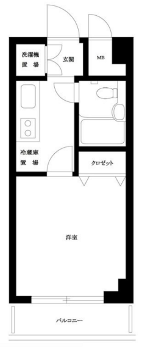ルーブル大森Ⅱの間取り|間取り　