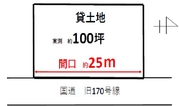 【間取り】 | 錦織東2丁目貸土地