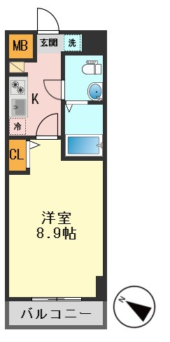 CORVAL亀有の間取り